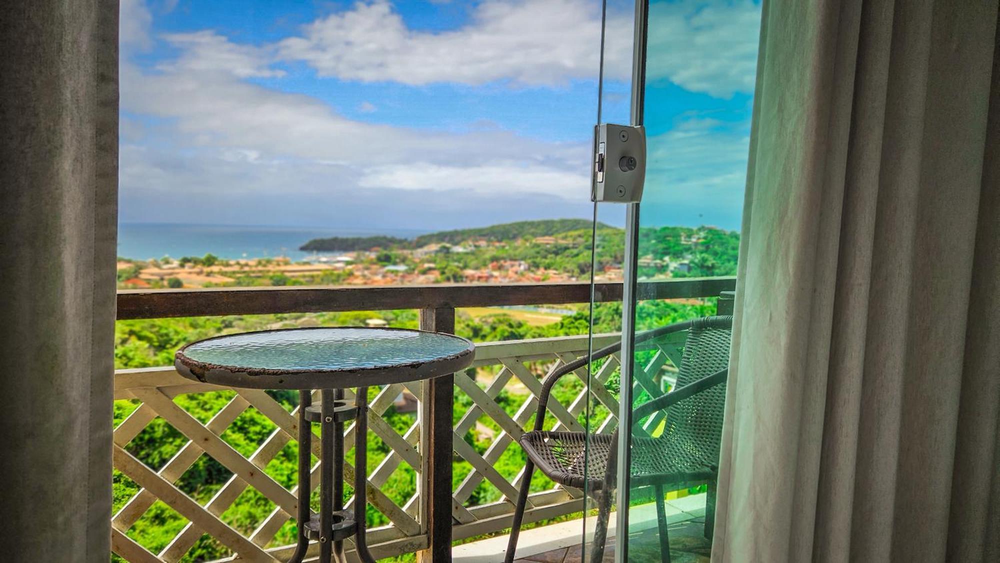 Bella Vista Ocean View Hotel Búzios Eksteriør billede View from a hotel room