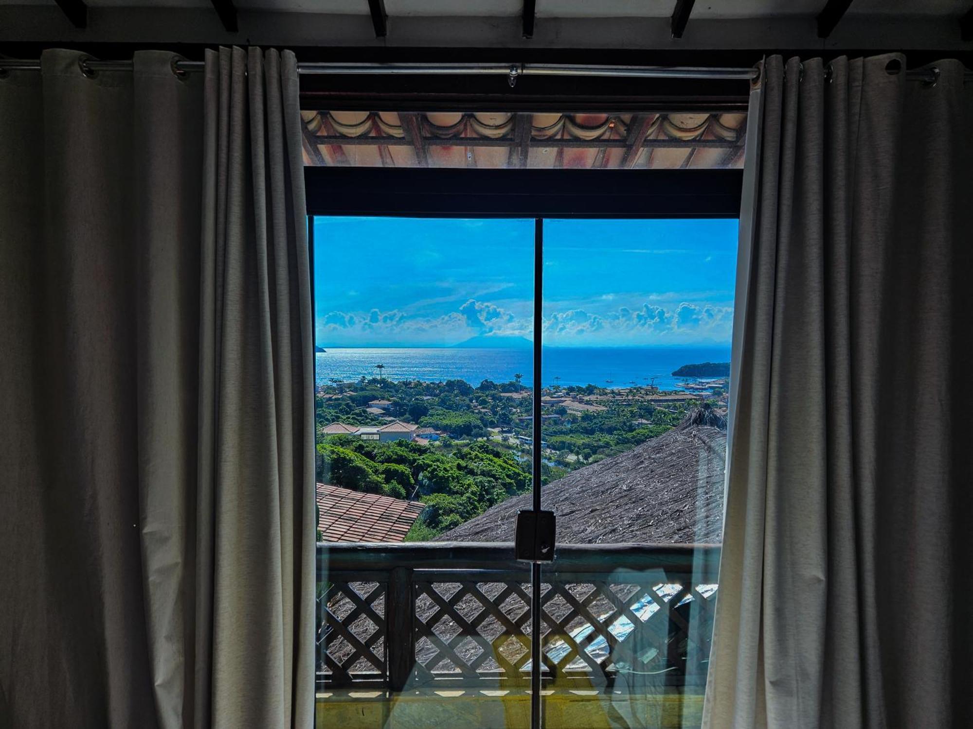 Bella Vista Ocean View Hotel Búzios Eksteriør billede View from the window of a room at the hotel
