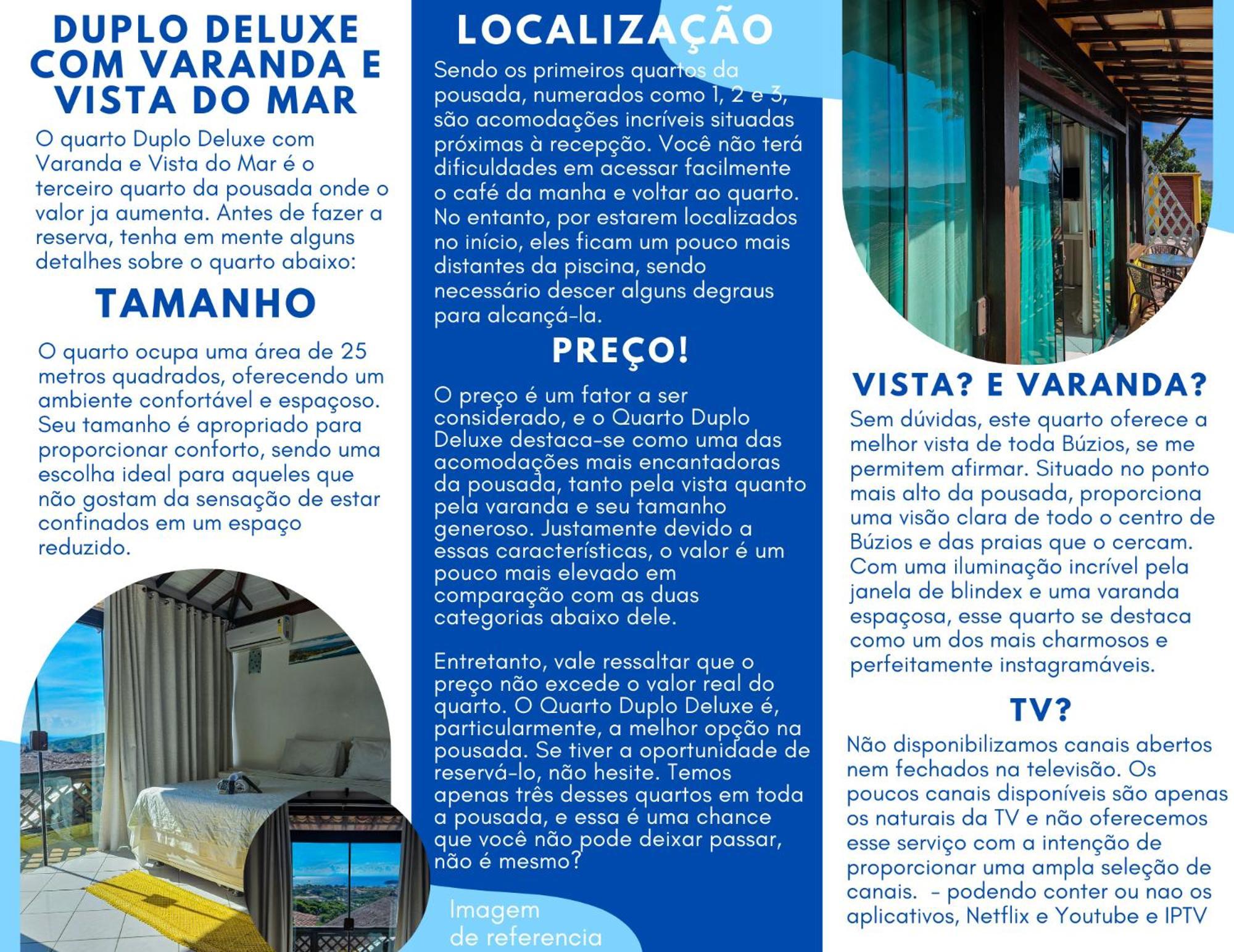 Bella Vista Ocean View Hotel Búzios Eksteriør billede Brochure of a hotel