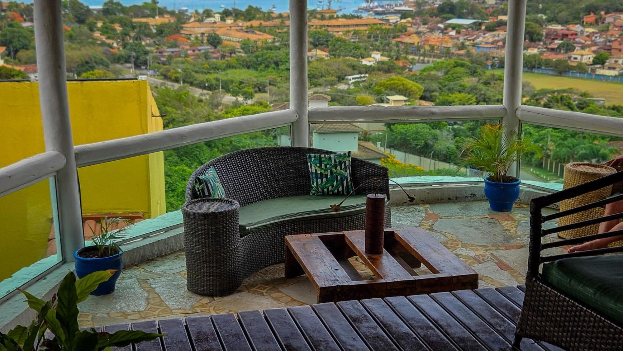 Bella Vista Ocean View Hotel Búzios Eksteriør billede A balcony in the city of Niterói, Brazil
